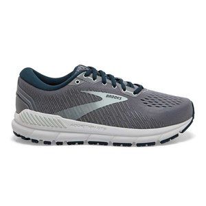 Brooks Women's Addiction GTS 15 Running Shoe Sz 11.5 Narrow 2A Grey/Navy/Aqua